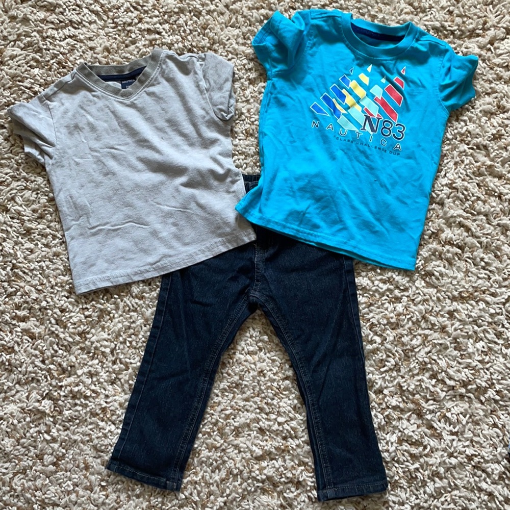 Nautica toddler boys clothing bundle
